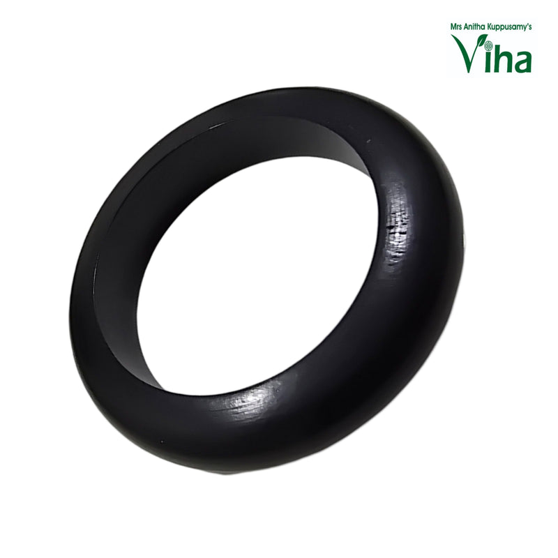 Karungali Bangle with thick profile and rounded outer edge