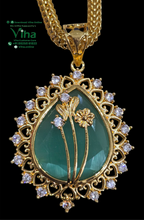 Impon Green Pendant Chain