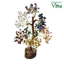 Multi Colour Crystal Quartz Tree