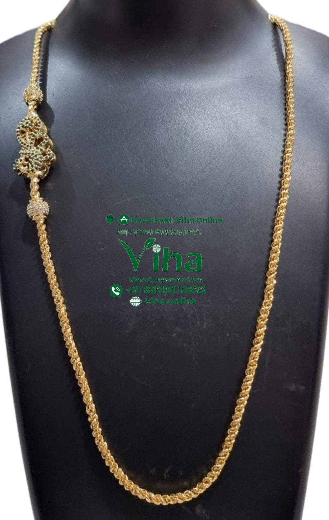 2 Side Mugappu Impon Chain
