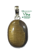 Tiger Eye Silver Pendant