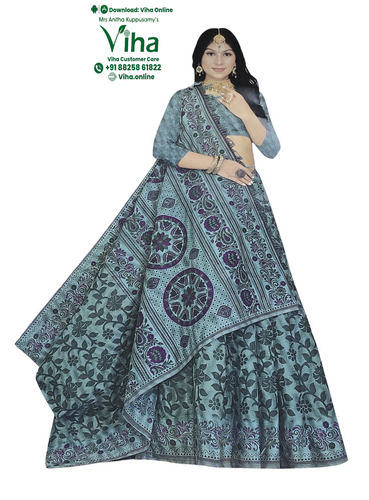 100% Pure Cotton Saree With Blouse