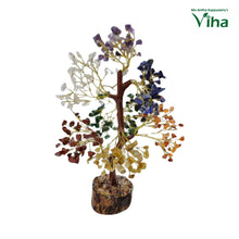 Multi Colour Crystal Quartz Tree