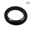Karungali Bangle, a smooth, thick, glossy black circular bangle with a rounded profile