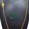 Impon Chain with Krishna Mugappu, long woven chain and figural pendant