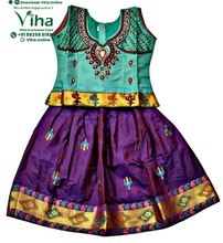 Readymade Pavadai Set / Lehenga Set - 0 to 1 Year