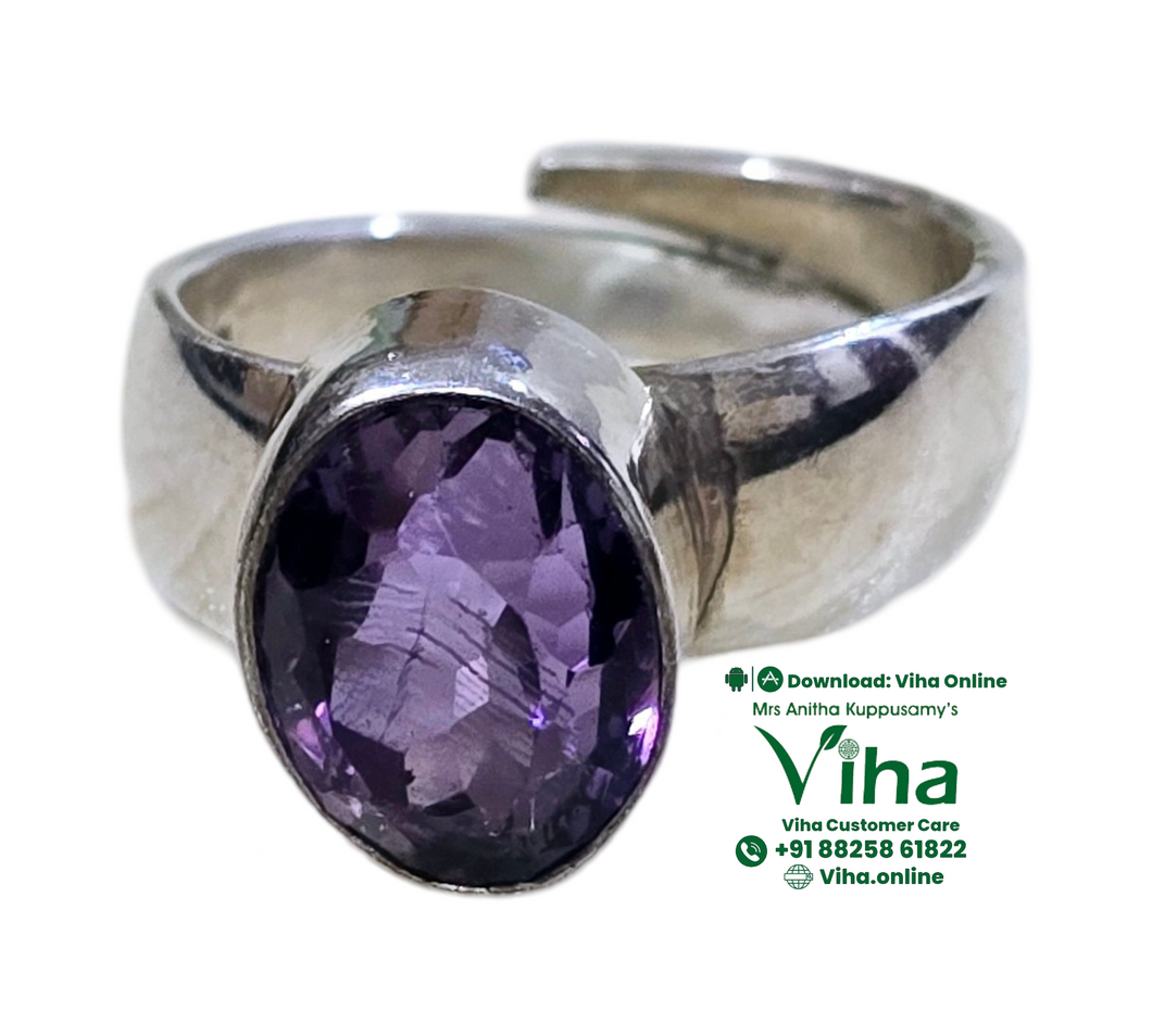 Amethyst Silver Ring