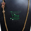 2 Side Mugappu Impon Chain with textured chain and embellished side pendant