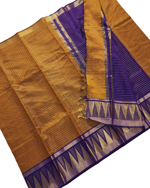 Cotton Silk Saree With Blouse - VIHA : 0094