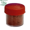 Javadhu Powder, a small transparent round container with a ribbed red screw cap filled with brown powder