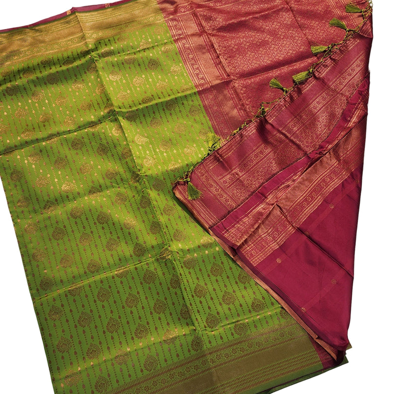 Soft Silk Saree With Blouse - VIHA : 0108