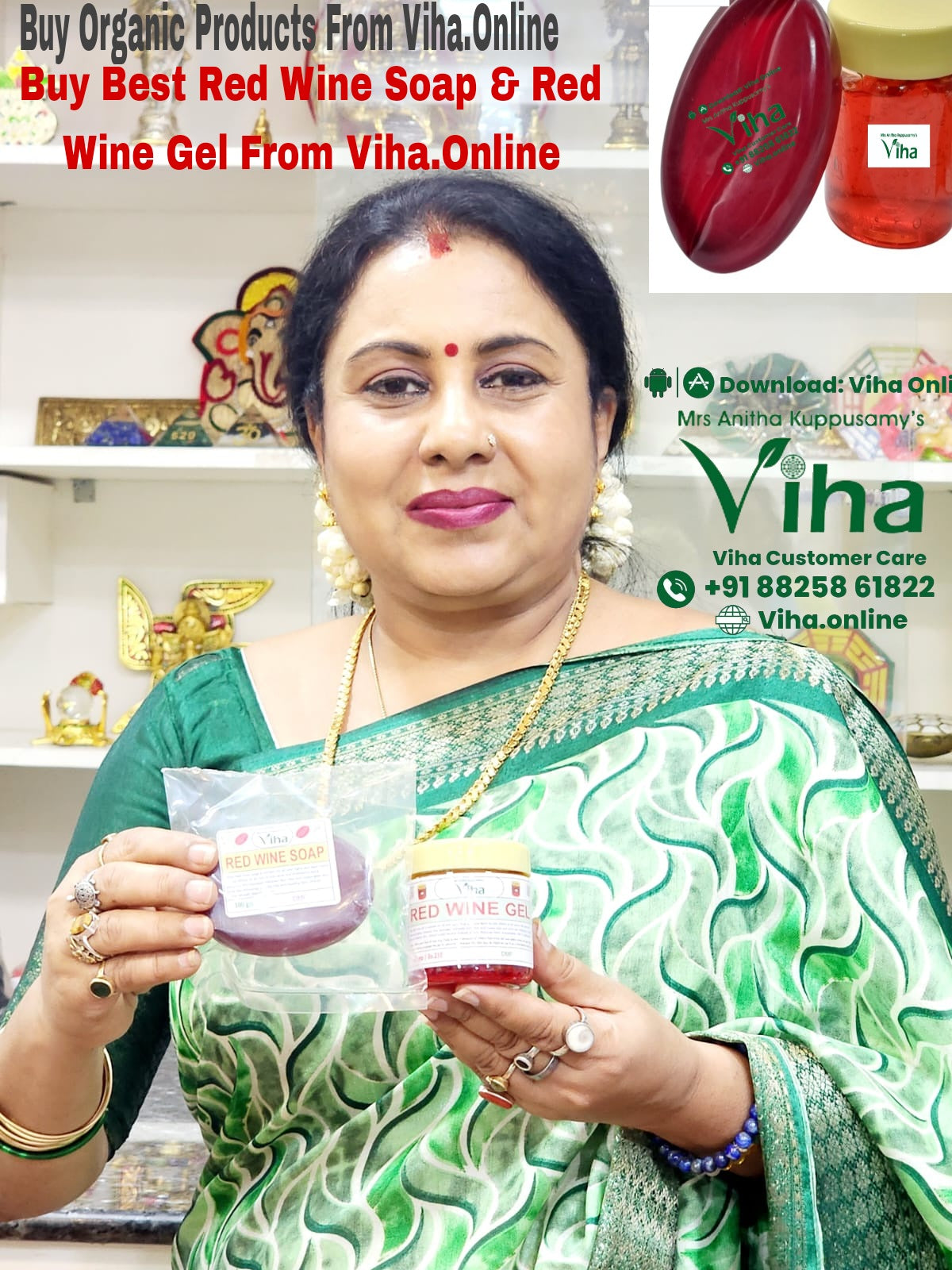 Red Wine Gel Red Wine Soap Combo Pack - Main Image