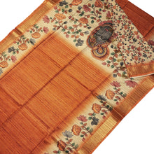 Pichwai Silk Kalamkari Saree With Blouse - VIHA : 0075