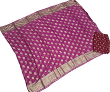 Chiffon Georgette Banarasi Saree with Blouse