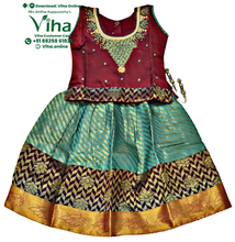Readymade Pavadai Set / Lehenga Set - 0 to 1 Year