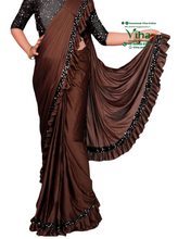 Chumky Work Designer Saree With Blouse