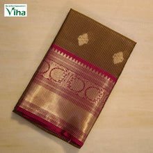 Premium Cotton Silk Saree With Blouse - Code : 0004