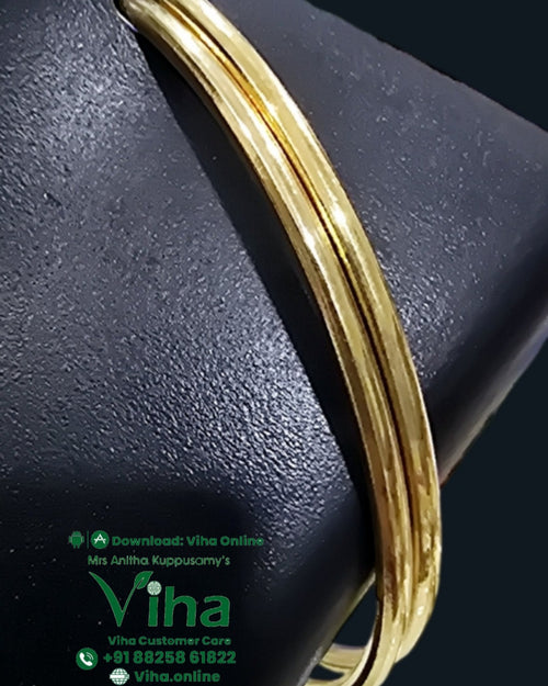 Impon Bangles | Size - 2.6 with double band design