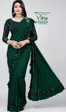 Chumky Work Designer Saree With Blouse