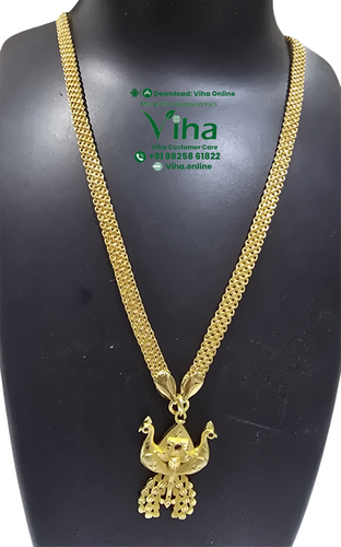 Impon Peacock & Vel Pendant Chain