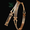 Designer Bangle with flower-shaped decorative elements