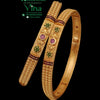 Designer Fancy Bangles, beaded texture and enamel inlays