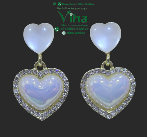 Fancy Heart Stud