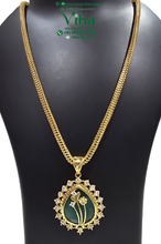 Impon Green Pendant Chain