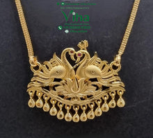 Impon Peacock Pendant Chain
