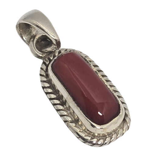 Coral Pendant Silver