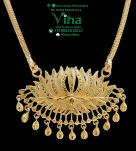 Impon Lotus Pendant Chain