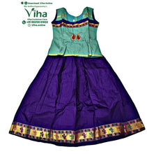 Readymade Pavadai Set With Sleeves / Lehenga Set - 6 to 7 Yrs