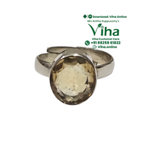 Citrine 925 Silver Ring – Wealth, Success & Prosperity