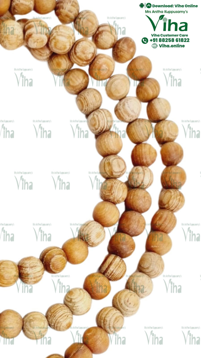 Devadaru Wood 6mm Mala Original (Deodar / Cedar Wood) / Devadharu ...