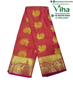 Semi Silk Saree With Blouse