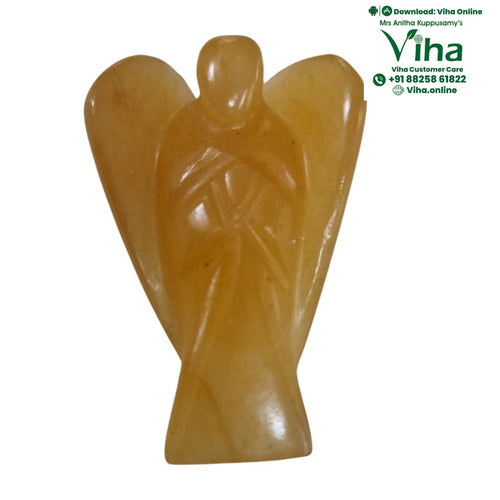 Orange Aventurine Stone Angel - 2