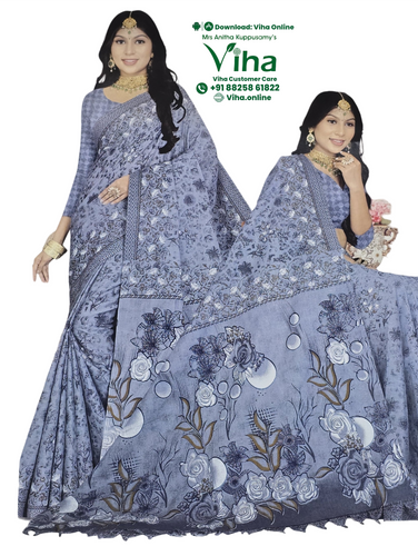 100% Pure Cotton Saree With Blouse