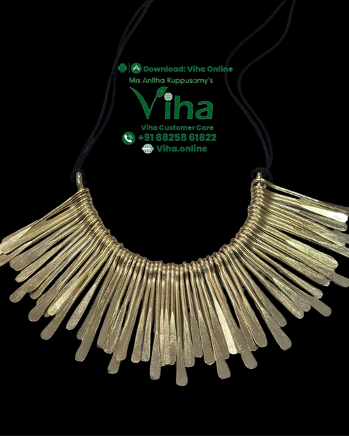 Metal Necklace Premium Quality with thin metal strips