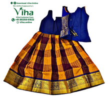 Readymade Pavadai Set With Sleeves / Lehenga Set - 5 to 6 Yrs