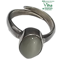 Catseye Ring Silver - Adjustable