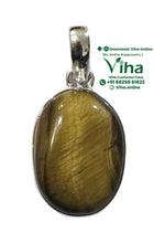 Tiger Eye Silver Pendant