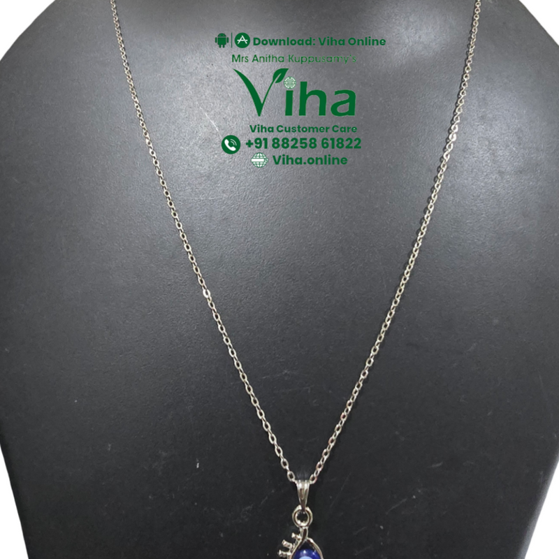 Evil Eye Pendant Chain, chain with a pendant and link chain