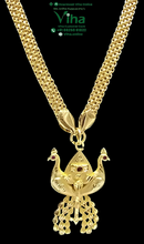 Impon Peacock & Vel Pendant Chain