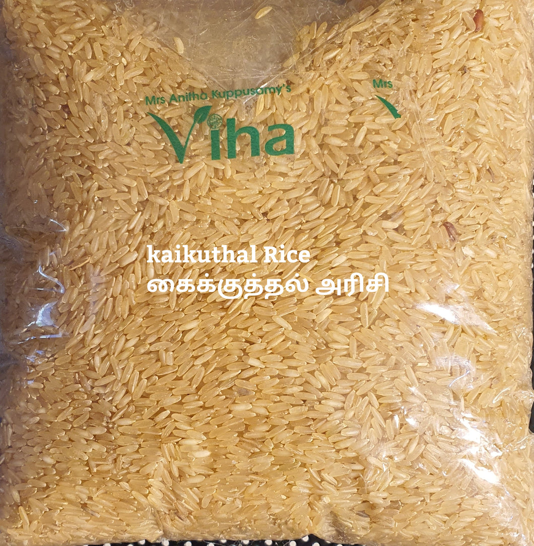 Organic Hand-pounded/ Kaikuthal Rice