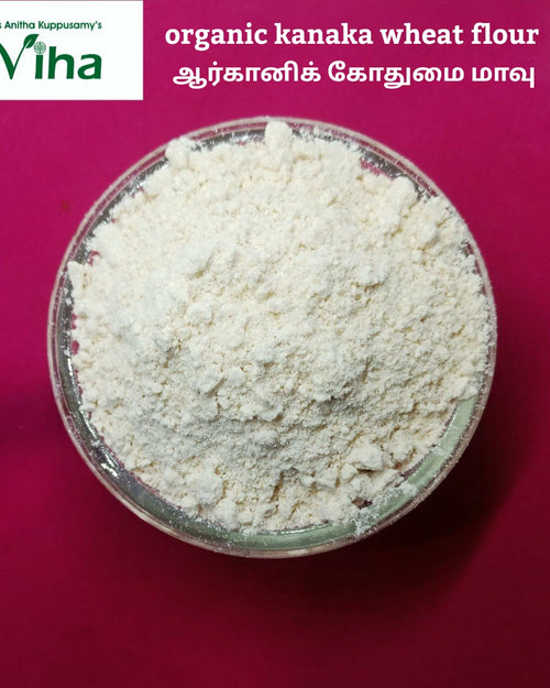 Kanaka Wheat Flour, bowl of fine powder