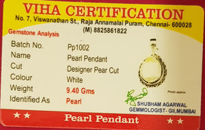 Pearl Designer Pendant (Pearl Cut)in 92.5 Sterling  Pure Silver/9.40 Grams