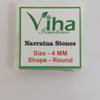 Navaratna Stones With Zircon Stone 4 mm