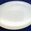 Moon Stone original, white oval cabochon, smooth surface, domed top