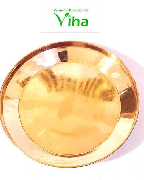 Copper Plate, shallow bowl shape with sloped rim and flat central base