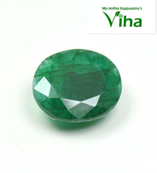 Original  Emerald Oval Cut Stone - 4.20 Cts